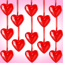 Carica l'immagine nel visualizzatore di Gallery, 24 Pezzi Ornamenti per Cuori in Plastica Traslucida di San Valentino... - Ilgrandebazar