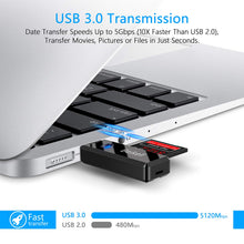 Carica l'immagine nel visualizzatore di Gallery, Beikell USB 3.0 Lettore di Schede, Adattatore Schede Memoria con Portachiavi... - Ilgrandebazar