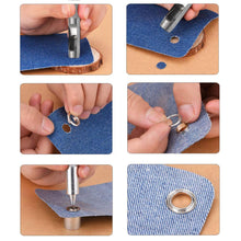 Carica l'immagine nel visualizzatore di Gallery, 100Pz Occhiello Strumento Kit Nahuaa Grommet Occhielli 12mm Occhielli... - Ilgrandebazar