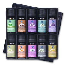 Carica l'immagine nel visualizzatore di Gallery, Lagunamoon Olio Essenziale per Diffusori, 10 Oli Essenziali Aromaterapia Pure - Ilgrandebazar