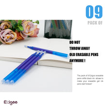 Carica l'immagine nel visualizzatore di Gallery, Ricariche Penne Cancellabili Punta 0,7 mm - Confezione Blu 9, blu - Ilgrandebazar