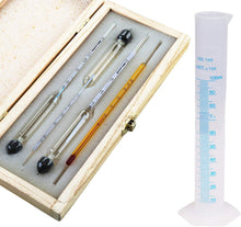 Carica l'immagine nel visualizzatore di Gallery, Tefeler Kit di 3 Idrometri per Alcol - Alcoolimetro Misurazione Grado... - Ilgrandebazar