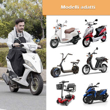 Carica l'immagine nel visualizzatore di Gallery, LOETAD Coprigambe Universale Scooter Impermeabile e Antivento Nero Sacchetto... - Ilgrandebazar