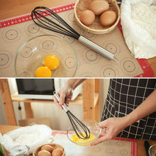 Carica l'immagine nel visualizzatore di Gallery, Newdora Set di Utensili da Cucina in Silicone, Resistente al Calore Nero