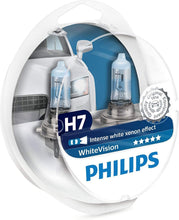 Carica l'immagine nel visualizzatore di Gallery, Philips 12961NBVB2 WhiteVision Effetto Xenon W5W Lampada Auto, Blister Doppio