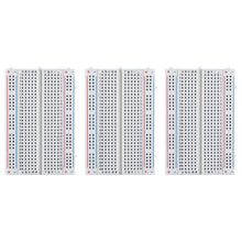 Carica l'immagine nel visualizzatore di Gallery, Elegoo 3PCS Breadboard con 400 Punti, 4 Linee di Set 3 (400 points X 3) - Ilgrandebazar