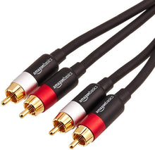 Carica l'immagine nel visualizzatore di Gallery, AmazonBasics - Cavo audio RCA da 2 maschi a 2 maschi, 1,2 metri - Ilgrandebazar