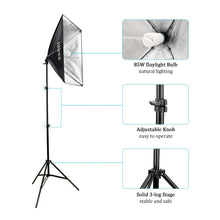 Carica l'immagine nel visualizzatore di Gallery, ESDDI Softbox Set Luci Studio Fotografico Luce Continua Kit 85W 1 set - Ilgrandebazar