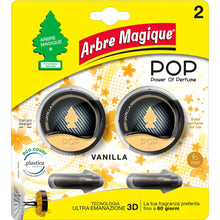 Carica l'immagine nel visualizzatore di Gallery, Arbre Magique, POP, Profumatore per Auto, Fragranza Vaniglia, Formato Bipack - 30 g