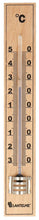 Carica l'immagine nel visualizzatore di Gallery, Lantelme - Termometro analogico in legno di faggio, set da 5 pezzi, Beige