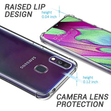 Carica l'immagine nel visualizzatore di Gallery, Ferilinso Cover per Samsung Galaxy A40 Cover, A40, Trasparente