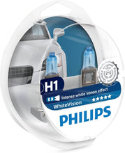 Carica l'immagine nel visualizzatore di Gallery, Philips 12961NBVB2 WhiteVision Effetto Xenon W5W Lampada Auto, Blister Doppio