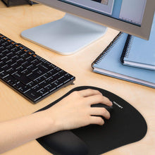 Carica l'immagine nel visualizzatore di Gallery, TECKNET Tappetino Mouse Polso Impermeabile, Mouse Pad Ergonomico con Gel Poggiapolsi, Superficie Liscio, Base in Gomma Antiscivolo per PC, Laptop e Notebook