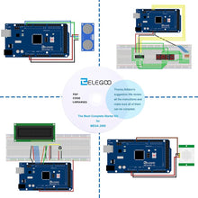 Carica l'immagine nel visualizzatore di Gallery, Elegoo MEGA2560 R3 Lo Starter Kit più Completo con Tutorial Italiano Compatibile con i Progetti IDE di Arduino