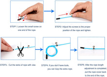 Carica l'immagine nel visualizzatore di Gallery, AmazonBasics Plastic Speed Jump Rope