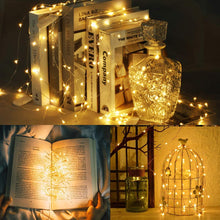 Carica l'immagine nel visualizzatore di Gallery, Luci LED a Batteria【20 Pezzi】Micro Stringa 1M Filo di Rame con 10 LEDs... - Ilgrandebazar
