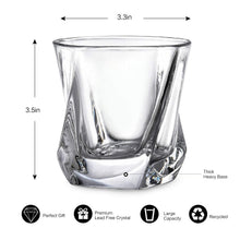 Carica l'immagine nel visualizzatore di Gallery, Cooko Bicchiere di whisky, Set Vetro in Cristallo Bicchieri da whisky - Ilgrandebazar