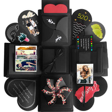 Carica l'immagine nel visualizzatore di Gallery, Leben Geschenkbox, Creativo Sorpresa Regalo Box, Explosions-Box DIY Viereck - Ilgrandebazar