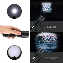 Carica l'immagine nel visualizzatore di Gallery, Tattico torcia CREE LED 2000LUMEN super luminoso regolabile Led Flashlight - Ilgrandebazar