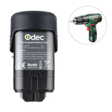 Carica l'immagine nel visualizzatore di Gallery, Odec Batteria di Ricambio 10,8V 2000mAh per Bosch BAT411, BAT411A, BAT412,... - Ilgrandebazar