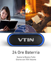 Carica l'immagine nel visualizzatore di Gallery, VTIN R4 Cassa Bluetooth 10W Altoparlante 24 Ore blu - Ilgrandebazar