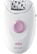 Carica l'immagine nel visualizzatore di Gallery, Braun Silk-épil 1 1370 Epilatore Donna a Rete con 1 Accessorio
