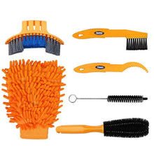 Carica l'immagine nel visualizzatore di Gallery, TAGVO 6pcs Set di Attrezzi per la Pulizia della Bicicletta, Kit Pulizia... - Ilgrandebazar