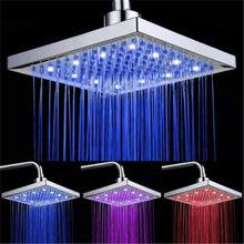 Carica l'immagine nel visualizzatore di Gallery, DELIPOP, soffione per doccia quadrato con 12 LED, 20,3 cm, 3 Colours - Ilgrandebazar