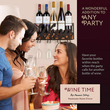 Carica l'immagine nel visualizzatore di Gallery, Tinyuet Scatola per Vino da Parete | Portabottiglie e Vetro | Wine - Ilgrandebazar