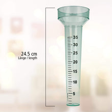 Carica l'immagine nel visualizzatore di Gallery, Lantelme, set di 2 pluviometri con paletto in plastica e vetro, colore: verde - Ilgrandebazar