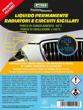 Carica l'immagine nel visualizzatore di Gallery, CORA 0050 Liquido Permanente Radiatori e Circuiti Sigillati-20°C, 5L, Blu