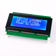 Carica l'immagine nel visualizzatore di Gallery, Quimat Display LCD, IIC / I2C / TWI Modulo LCD 2004/20 x 4, 5V... - Ilgrandebazar