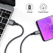Carica l'immagine nel visualizzatore di Gallery, Cavo USB C, RAVIAD [4Pezzi, 0.5m 1m 2m 3m] Nylon Intrecciato Tipo C... - Ilgrandebazar