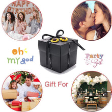 Carica l'immagine nel visualizzatore di Gallery, OUME Explosion Box Scrapbook Creative DIY Photo Album Creativo Nero - Ilgrandebazar