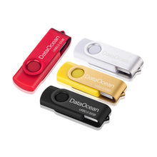 Carica l'immagine nel visualizzatore di Gallery, DataOcean 4 Pezzi Pen drive 32GB 32 Gb, Rosso, Giallo, Nero, Argento