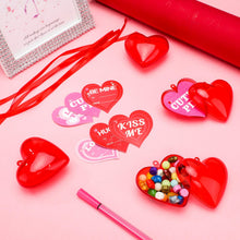 Carica l'immagine nel visualizzatore di Gallery, 24 Pezzi Ornamenti per Cuori in Plastica Traslucida di San Valentino... - Ilgrandebazar