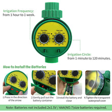 Carica l'immagine nel visualizzatore di Gallery, king do way 25M Kit per Irrigazione a Goccia con Timer Regolabile, Sistema... - Ilgrandebazar
