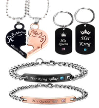 Carica l'immagine nel visualizzatore di Gallery, 6 pezzi Acciaio inossidabile San Valentino regalo Lovers marito e Colorato - Ilgrandebazar