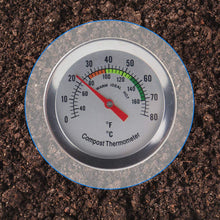 Carica l'immagine nel visualizzatore di Gallery, Compost termometro - acciaio inox quadrante termometro per Stainless Steel - Ilgrandebazar