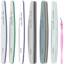 Carica l'immagine nel visualizzatore di Gallery, Set 6 Lima Unghie Professionale Gel Acrilico Manicure Buffer Lime Unghie... - Ilgrandebazar