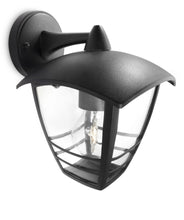 Carica l'immagine nel visualizzatore di Gallery, Philips Lighting Lampada da Parete per Esterno, Lanterna Down, Alluminio Nero - Ilgrandebazar