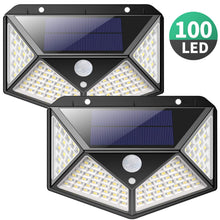 Carica l'immagine nel visualizzatore di Gallery, Luce Solare LED Esterno,【270°Angolo 100LED-2 Pezzi - Ilgrandebazar