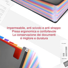 Carica l'immagine nel visualizzatore di Gallery, LOETAD Cartella Portadocumenti per Ufficio A4 Porta Documenti 24 tasche - Ilgrandebazar