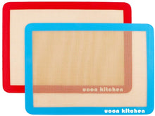 Carica l'immagine nel visualizzatore di Gallery, AmazonBasics - Tappetini da forno in silicone, Set 2 pezzi Confezione 2