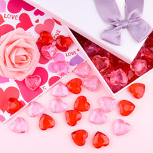 Carica l'immagine nel visualizzatore di Gallery, TUPARKA 60 PZ Cuori in Acrilico Rosso per 60pcs - Ilgrandebazar