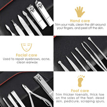 Carica l'immagine nel visualizzatore di Gallery, NAVANINO 16 Pcs Pedicure Manicure Set Tagliaunghie Set,Professionale... - Ilgrandebazar