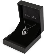 Carica l'immagine nel visualizzatore di Gallery, B.Catcher collana in argento con pendente a cuore d'argento e zircone cubico