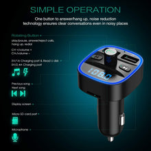 Carica l'immagine nel visualizzatore di Gallery, ORIA Trasmettitore Bluetooth per Auto, A 4.2, Black + Blue