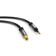 Carica l'immagine nel visualizzatore di Gallery, Cavo Mini TOSLINK, Audio Ottico Digitale 1m, Nero/Grigio - Ilgrandebazar