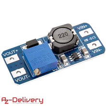 Carica l'immagine nel visualizzatore di Gallery, AZDelivery 5 x MT3608 Modulo Convertitore DC-DC Regolabile Step Up 5x - Ilgrandebazar
